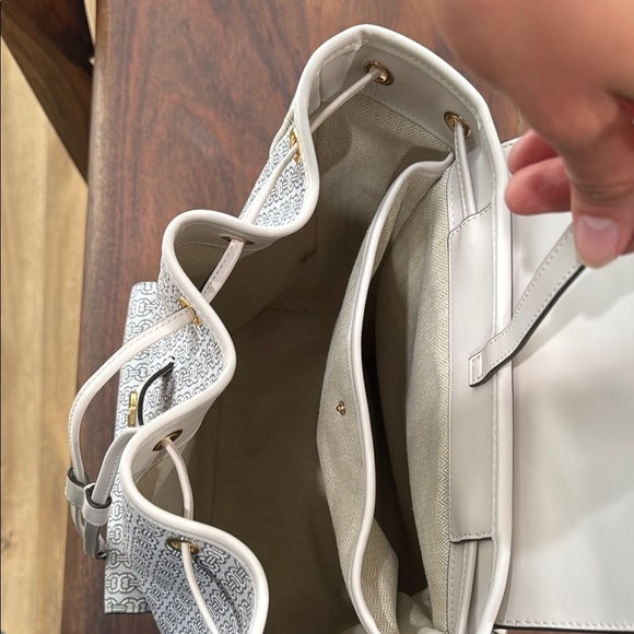 Tory Burch Grey and Light Blue Women's Backpack - Picture 3 of 4